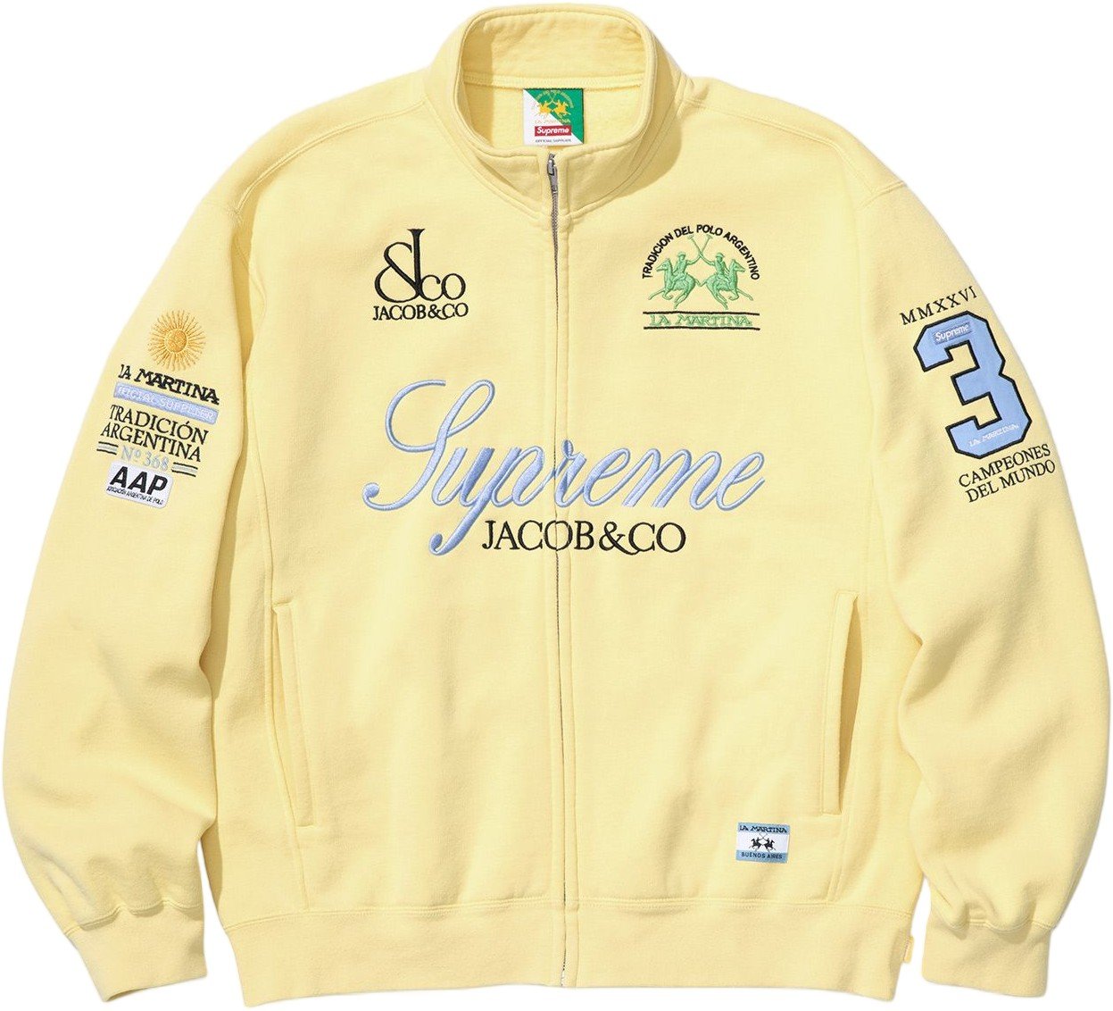 Supreme®/La Martina/Jacob & Co Zip Up Sweatshirt view 21